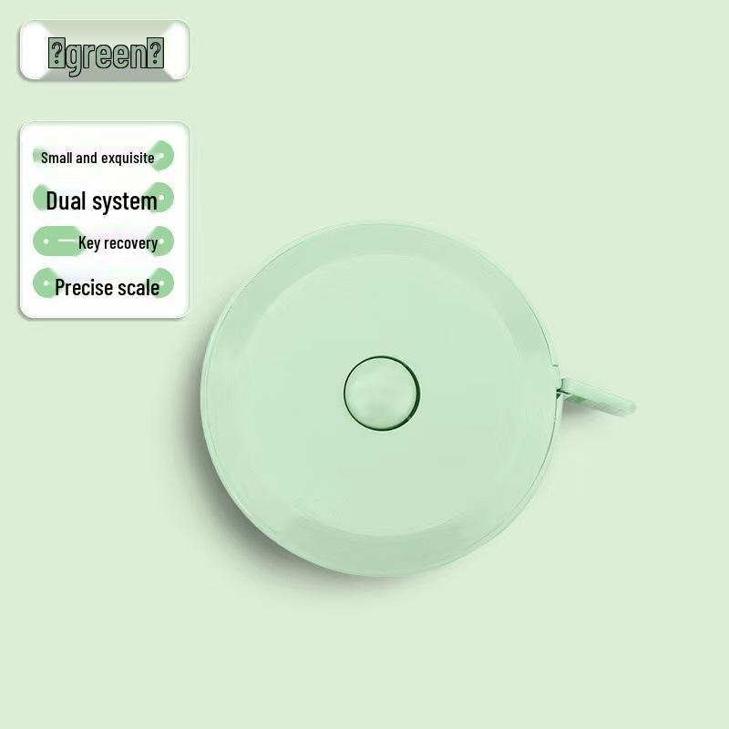 Compact Leather Tape Measure - Multi-functional Retractable Soft Ruler for Body Measurements, Waist & Chest Circumference, Precision Mini Tool