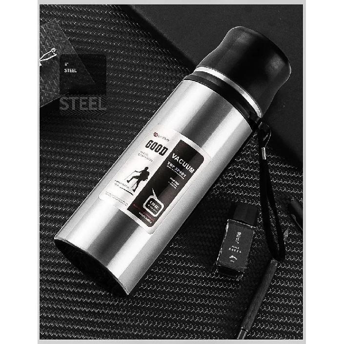 Stainless Steel Thermos Tumbler Leakproof Sports Bottle Insulated Cups Tea Coffee Water Bottles Outdoor Travel Thermal Cups