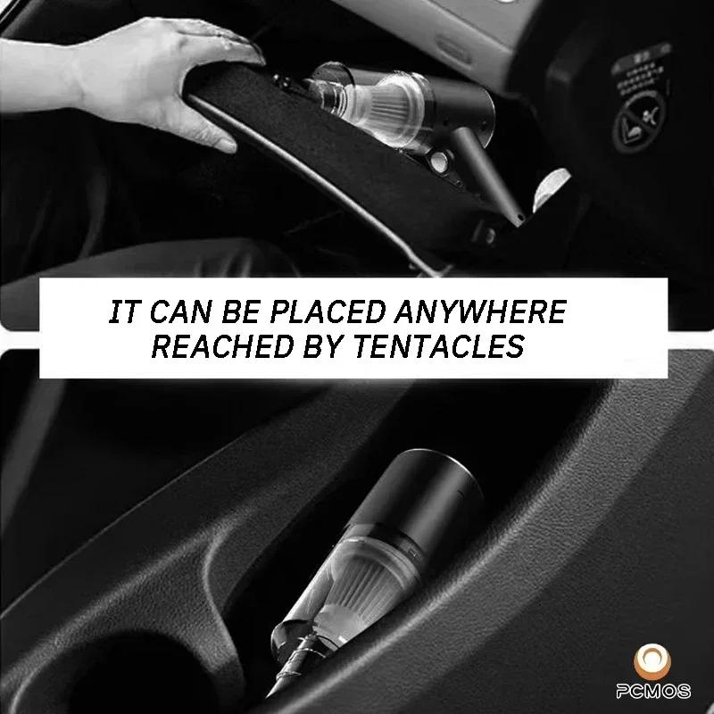 Car Vacuum Cleaner Powerful Cleaning Machine Handheld Car Vacuum Rechargeable Wireless Cleaner For Car Home Pet Hair