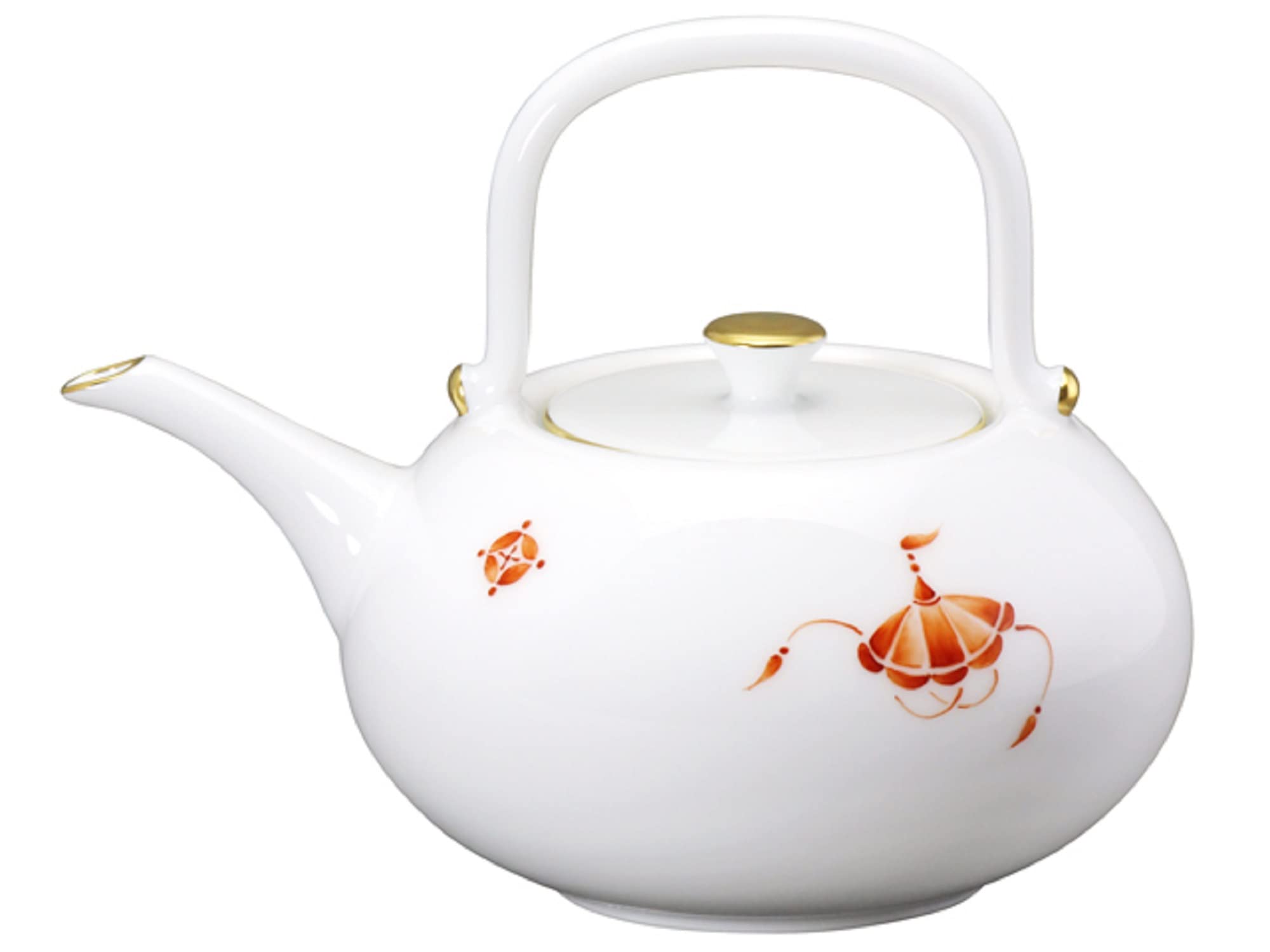 

Okura Touen [Hand-painted] Treasure-filled Chirori (Chilori Teapot) Approx. 400cc, Made in Japan, 62B/C302