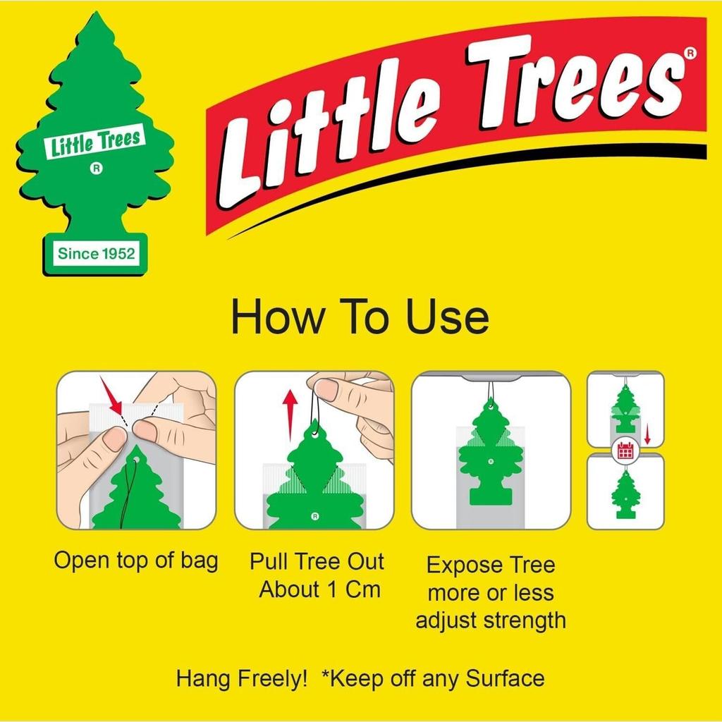 Little Trees Hanging Air Freshener Jasmine 6 Pieces U6P-60433