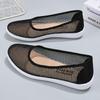 Scarpe estive da donna basse casual in rete con comode scarpe basse resistenti all'usura e versatili per il lavoro