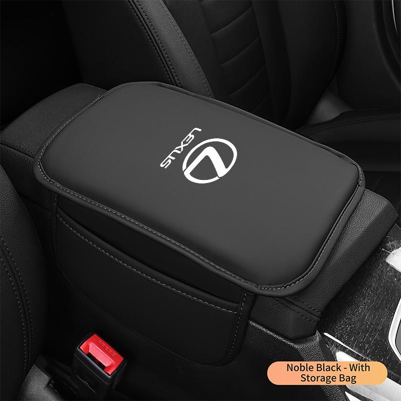 Leather Car Armrest Box Center Console Arm Rest Protection Mats For Lexus IS500 LS460 RC200 LM300 RX450 LX NX350h UX RZ450e RC30