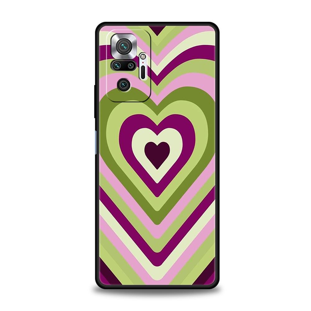 Latte Love Kaffee Buntes Herz Handyhülle Für Xiaomi Redmi Note 13 12 5G 11 10 Pro Plus 4G 9S 9 8 7 9T 13C 10C 9C 9A Hülle