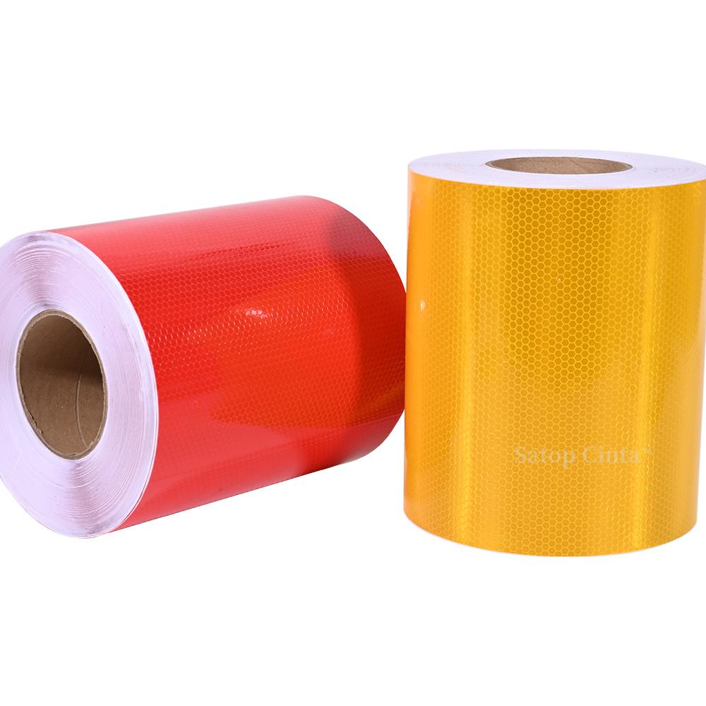 5cm/10cm/20cm*5M Red Wateproof Reflective Adhesive Tapes Warning Caution Marking Strips Reflectors Stickers For Motorcycle Truck