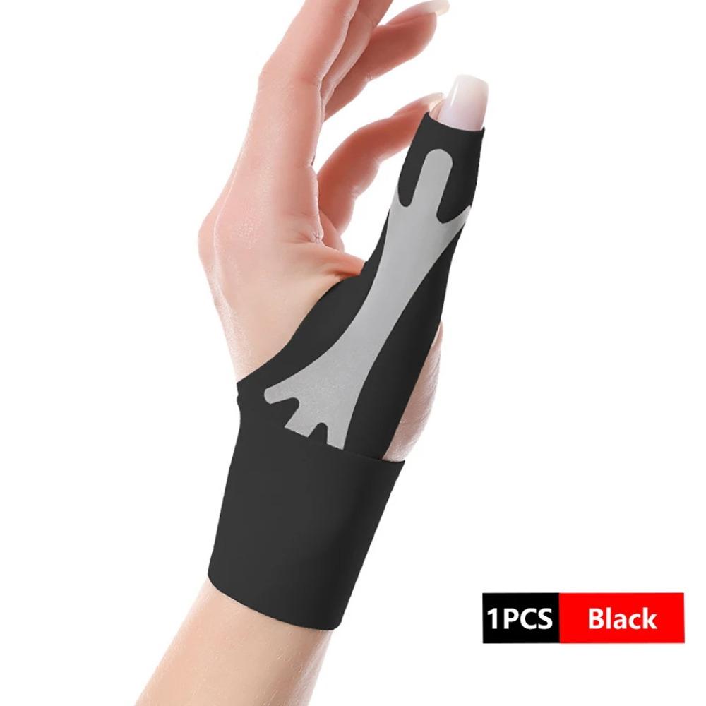 

Спортивний напульсник зі спандексу з застібкою-липучкою, підтримуючий бандаж для зап ястя, захисний рукав для великого пальця, унісекс Black Left