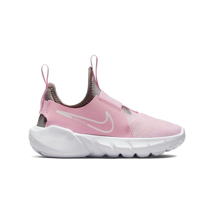 Nike Flex Runner 2 Slip Resistant Cushioning Abrasion Resistant Breathable Low top Kids' Running Shoes Pink Kids' DJ6040-600