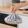 Repeatable Aluminum Foil Insulation Covers Food Cover Elastic Plastic Shower Cap Storage Bag Kitchen Organizer Cling Film