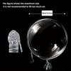 6pcs 30-Inch Transparent Bobo Balloons Fillable Clear Bubble Balloon for Wedding Birthday Party Decoration Air Helium Ballon