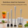 Stainless Steel Ice Breaker Cocktail Ice Breaker Cream Tea Lemon Hammer Pounding Ice Bar Supplies