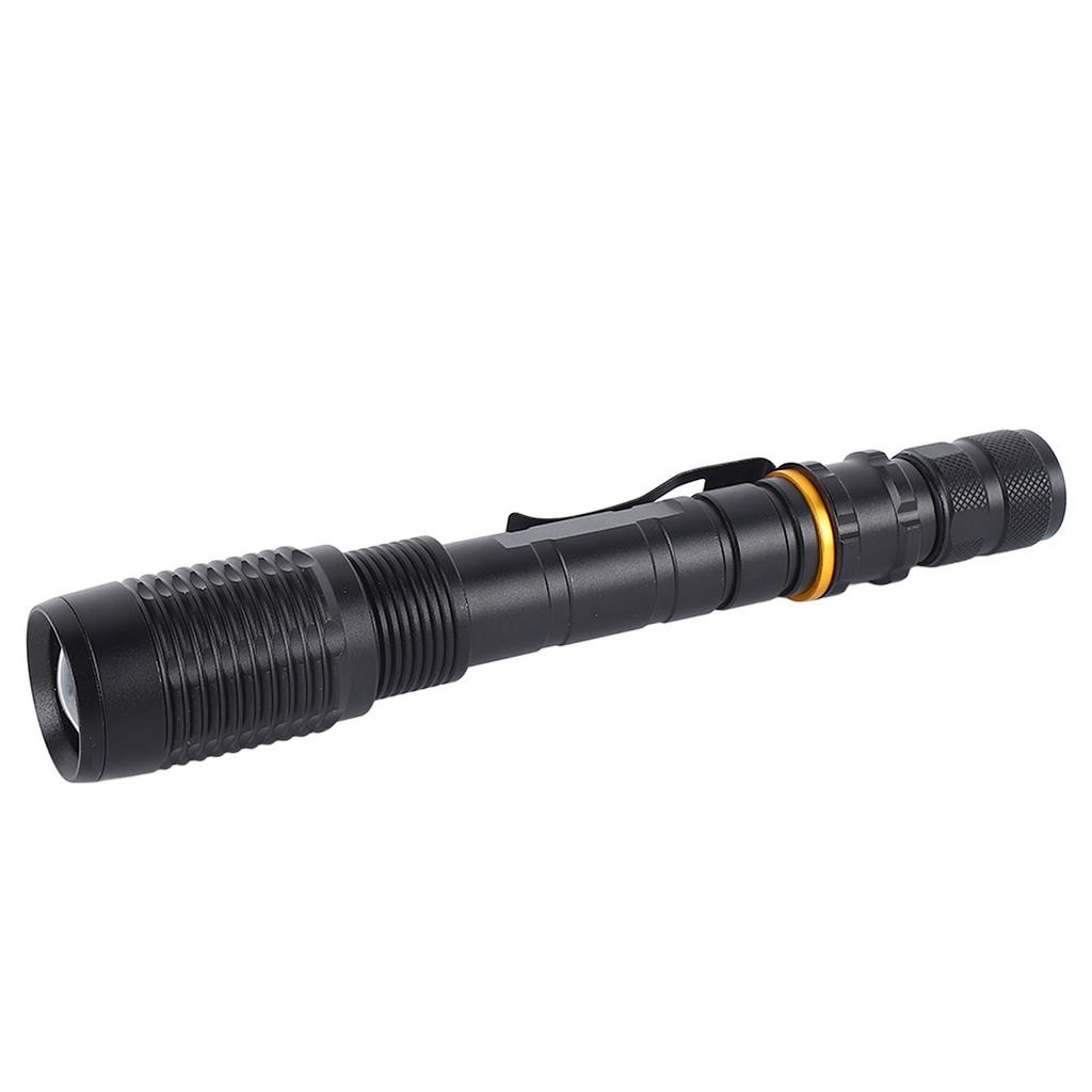 Super Bright Flashlight Zoomable Aluminum Alloy LED Handheld Flashlight for Camping Hiking Exploration