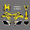 NICECNC Für Suzuki RMZ450 RMZ 450 RM-Z 450 2007 Motorrad Verkleidung Grafik Hintergrund Aufkleber Set Anpassen
