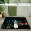 1pc  Polyester Doormat Beauty and the Beast Welcome Doormat-Non-Slip Bathroom Floor Mats- Perfect for Home Entry, Bedroom and