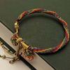 Colorful Colorful Woven Rope Zinc Zinc Alloy Pray for Blessings Hand Strap  Girls
