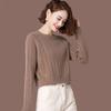 Knitted Sweater for Women's Autumn and Winter Loose Versatile and Western Style Sweater