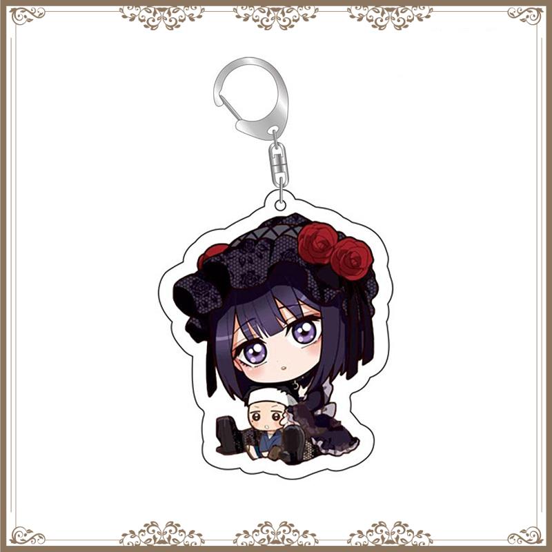 My Dress-Up Darling Plastic Anime Keychain Kitagawa Marin Bag Tag Cute Decorative Baji Cartoon Keyrings Trendy Gift