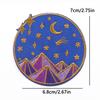 Outdoor Mountain Applique Iron On Patches For Clothing Stickers Camping Adventure Embroidered Patches On Clothes Decorate Badges