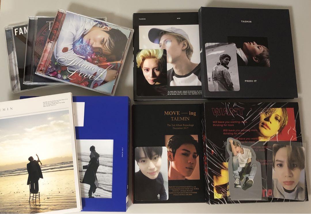 

[USED] SHINee Taemin solo CD album bundle