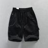 Men's Summer Solid Colour Design Casual Work Shorts Retro Straight Trousers