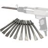 Heavy Duty Smoothing Air Hammer Pneumatic Chisel Bits Tools Pneumatic Chisels with Spring for Construction Repair Task