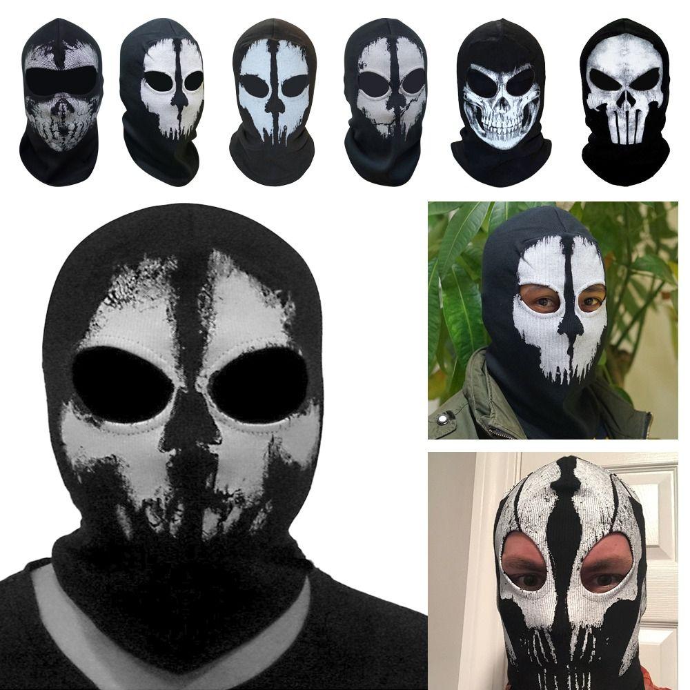 Máscara 3D Sem Costura Protetor Solar Máscara de Halloween Máscara de Festa Prática Ciclismo