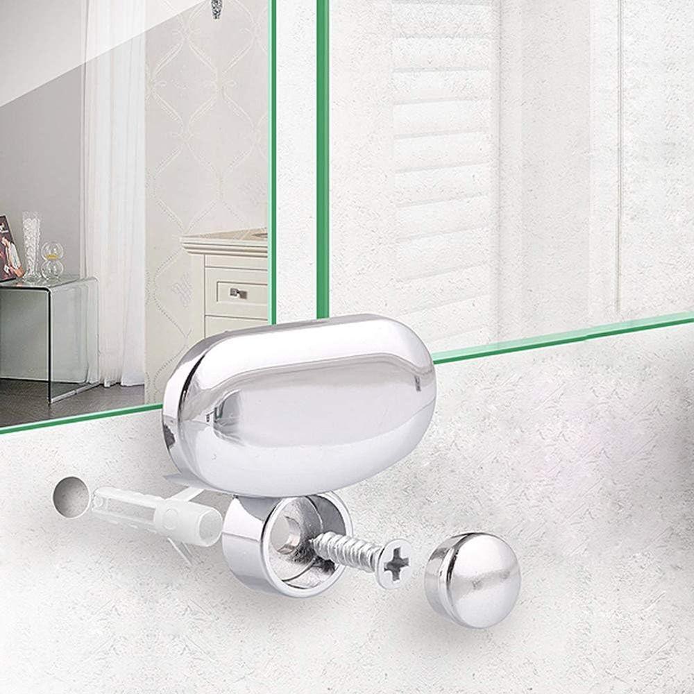 Zinc Alloy Mirror Clip Silver Mirror Fasteners New Mirror Fixing Nails