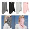Sun Protection Face Cover Neck Gaiter Face Scarf Cover Sunscreen Mask Ice Silk Mask Face Cover Neck Wrap Cover