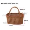 Imitation Rattan Picnic Basket