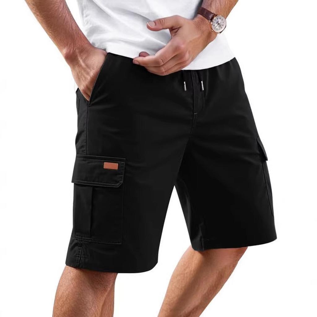 Men's Casual Drawstring Shorts -  Color - Loose Fit - Outdoor Casual Five-pocket Pants