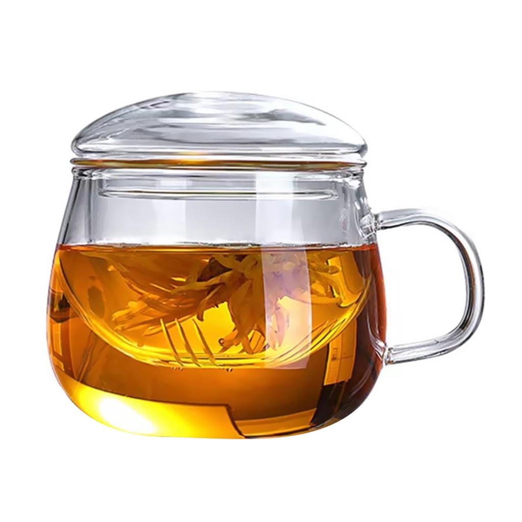 High Borosilicate Glass Cup Cup With Strainer Glass For Make Coffee