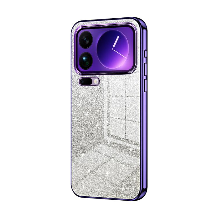 Gradient Glitter Powder Electroplated Phone Case
