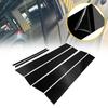 6PCS For Toyota Corolla 2009-2013 Black Window Pillar Posts Door Trim Cover EXD