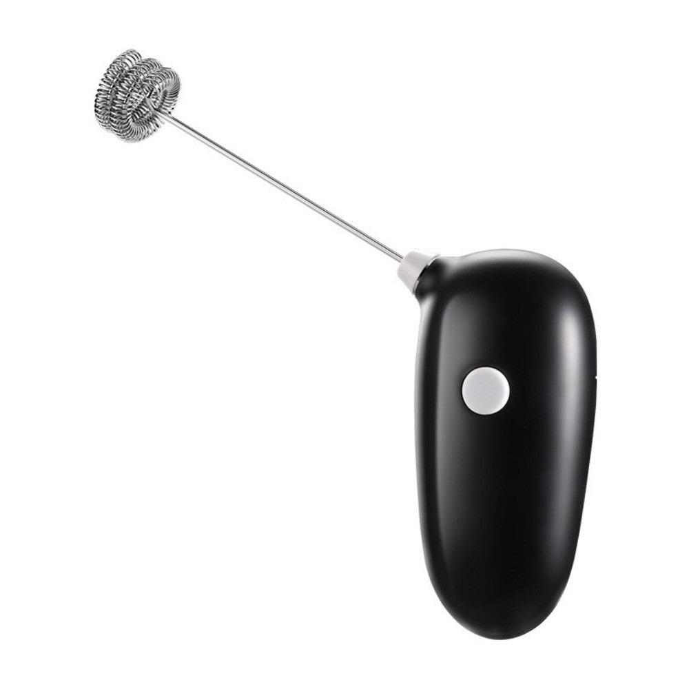 

Stainless Steel Electric Milk Frother Handheld Egg Mixer Drink Mixer Coffee Foam Maker Easy Clean чорний