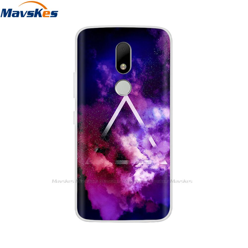 Soft TPU Case For Motorola Moto M Case XT1662 5.5inch Cute Cartoon Silicone Back Cover For Moto M Case XT1663 Phone Cases flower