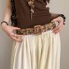 Cintura Boho Western con Borchie per Donna con Fibbia in Lega Accessori Stile Etnico