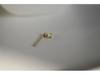 Gold-Plated Sterling Silver Zircon Stud Earrings – Fashionable & Versatile Women's Jewelry.