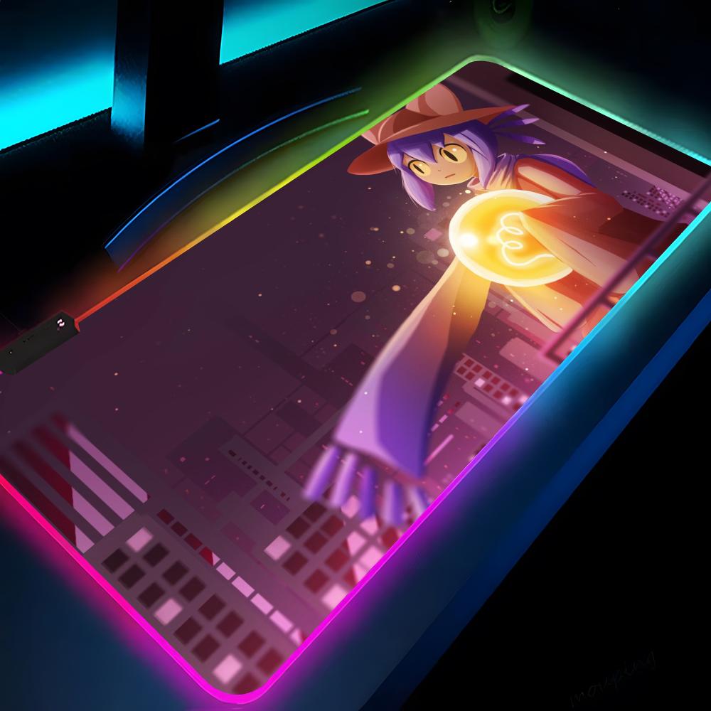 

Игровой коврик для мыши Niko Oneshot LED 700x300 Игровой коврик для мыши Коврики для мыши Настольные коврики Коврик для ПК Стола Коврик для клавиатуры RGB XXL RGB600x300x3mm