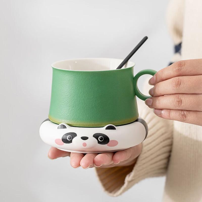 Panda Coffee Cup & Saucer Set