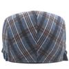 Karierte Baskenmütze für Männer und Frauen, Frühling, Sommer, dünn, atmungsaktiv, Schiebermütze, Sonnenschutz, Malermütze