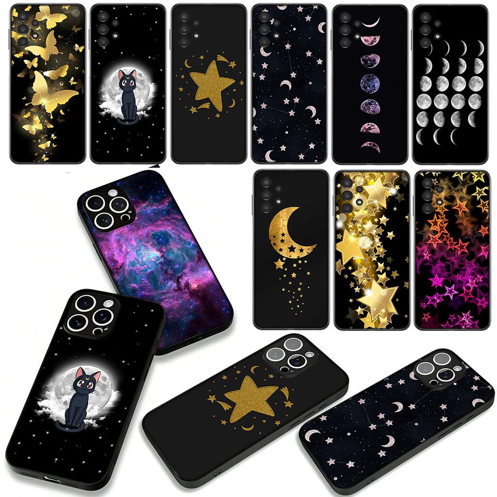 Phone Cover Moon Sun And Stars sky Casing for Xiaomi Redmi Note 15 11 9 10 Pro Plus A5 9A 9T 10A 10C 9C NFC 15C 8T Case
