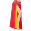 Shining Dancing Skirt Chiffon Show Costumes Fashion Belly Dance Skirt  Women