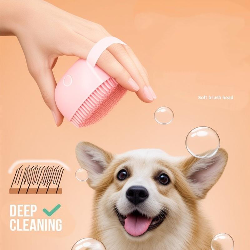 Weiche Sicherheits-Silikon-Haustier-Bade-Massagehandschuhe Bürste für Hunde Katzen Großer Hund Badezubehör Mascotas Produkte Haustier Zubehör