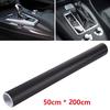 Car 3D Matt Black Carbon Fiber Vinyl Foil Film Wrap Roll Sticker Decals