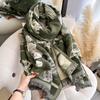 New Brand Butterfly Two-Sided Jacquard Pashmina Scarf Cashmere Warm Fringe  Shawl Winter Outdoor Coldproof Windproof Blanket