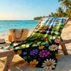 Teletubbies Customize Text Beach Towel Quick-Dry Soft Microfiber Ideal for Travel Outdoor Swim Pool Yoga Surf Camping Hiking Gym Gift Holiday