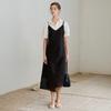 Mommet Koi Layered Sleeveless Dress Black
