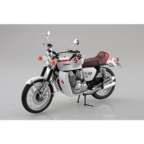 Aoshima Bunka Kyozai Wild 7 The Bike Series No. SP Hiba's CB750FOUR 1/12 Scale Plastic Model (Motorcycle)