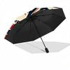 1 Stück Regenschirm mit amerikanischem Flaggen-Design, tragbarer faltbarer Regenschirm, Eisenrahmen, Rippenstruktur, Outdoor-Heim-Regenschirm