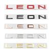 Car 3D Metal Trunk Words Letters Logo Decals Emblem Badge Sticker For Seat Leon MK1 MK2 MK3 MK4 MK5 MK6 FR Styling Accessories