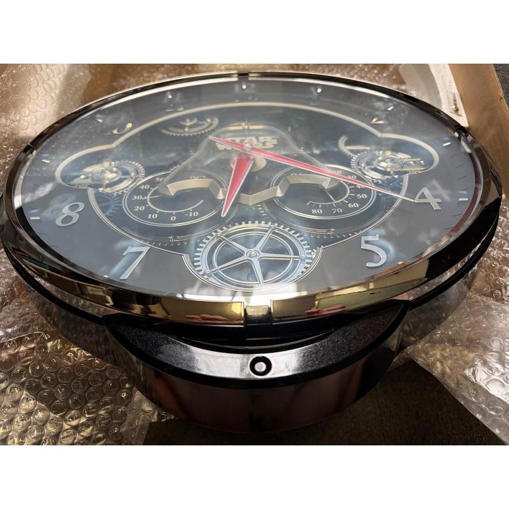 Used STAR WARS Rhythm Clock Star Wars Karakuri Clock 4MN533MC02 Wall Clock